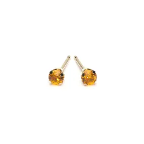 14k Gold Earrings November Birthstone