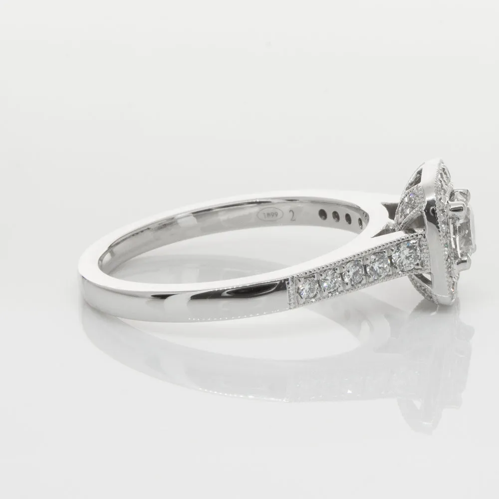 18ct White Gold .40ct Diamond Aurora Ring