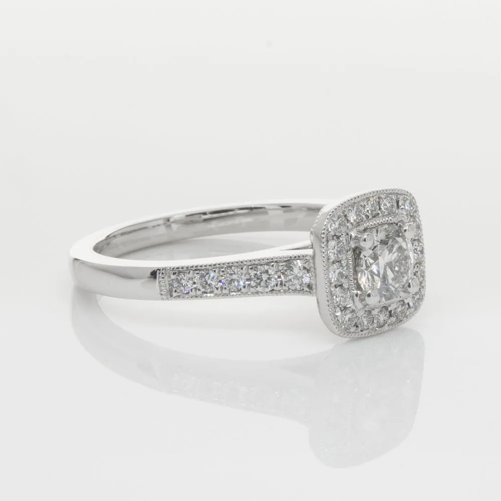 18ct White Gold .40ct Diamond Aurora Ring