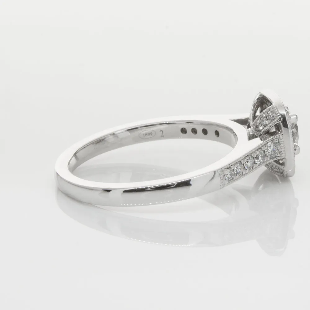 18ct White Gold .40ct Diamond Aurora Ring