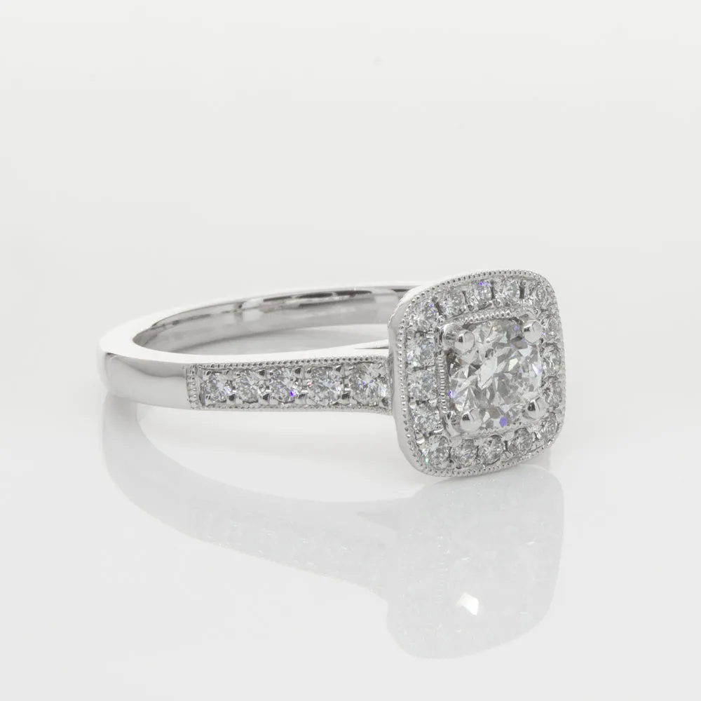 18ct White Gold .40ct Diamond Aurora Ring