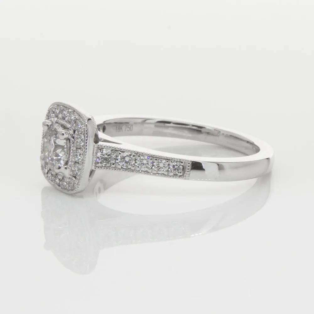 18ct White Gold .40ct Diamond Aurora Ring