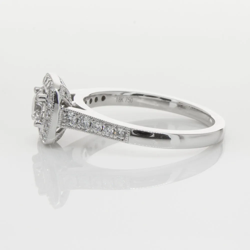 18ct White Gold .40ct Diamond Aurora Ring