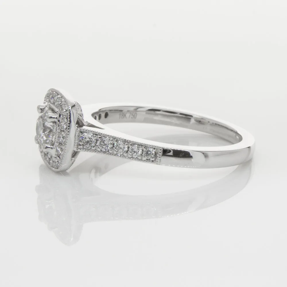 18ct White Gold .40ct Diamond Aurora Ring