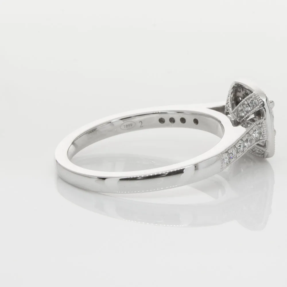 18ct White Gold .40ct Diamond Aurora Ring