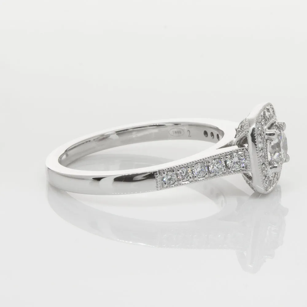 18ct White Gold .40ct Diamond Aurora Ring