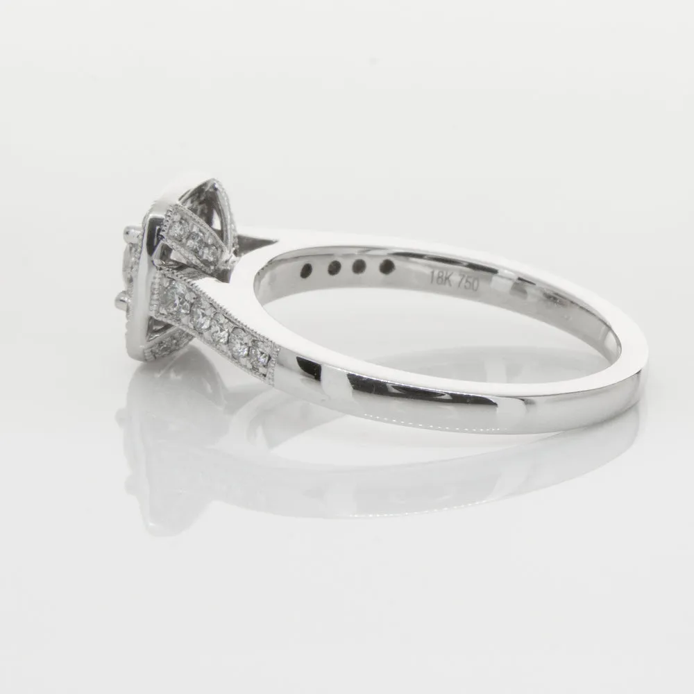 18ct White Gold .40ct Diamond Aurora Ring