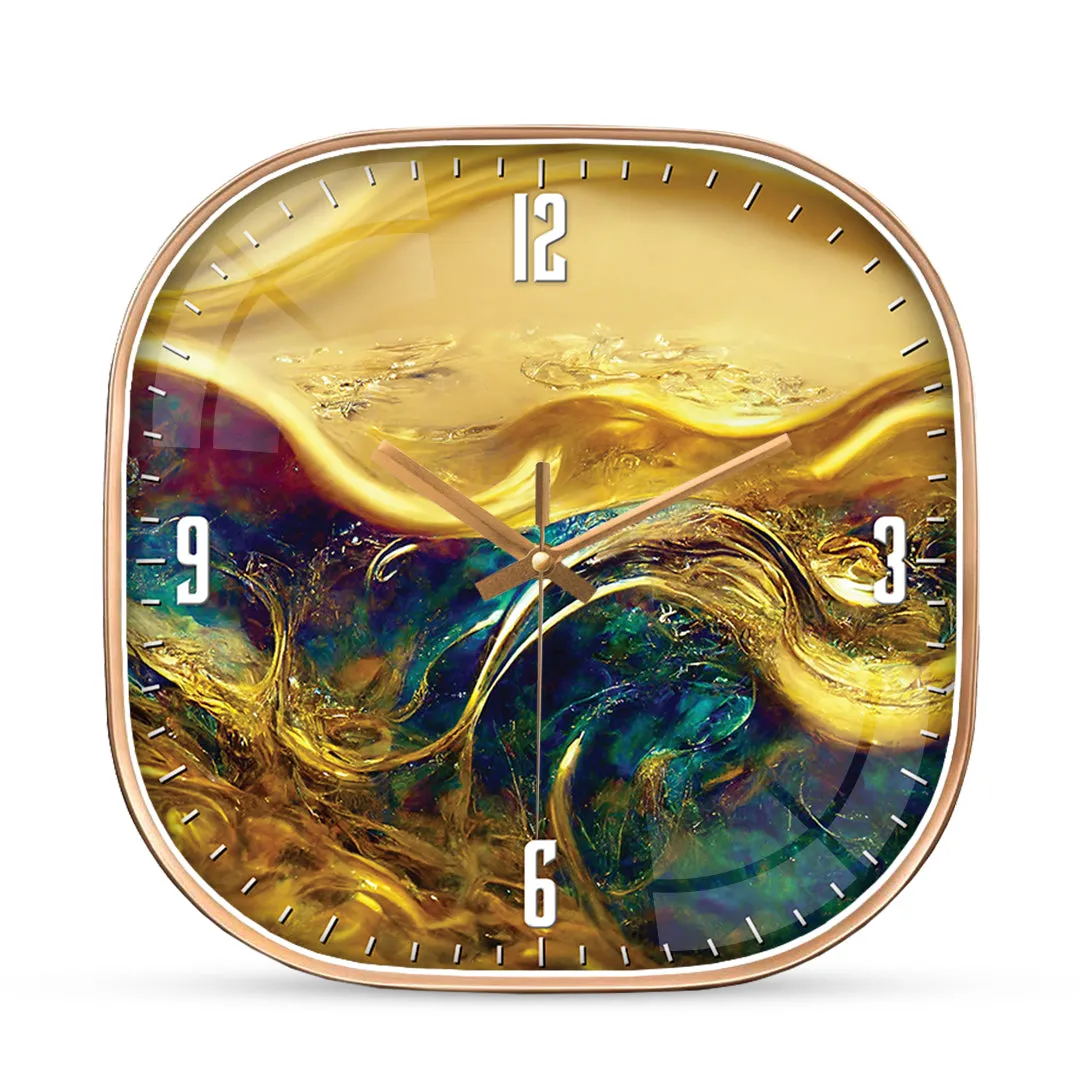 Acrylic abstract wall clock