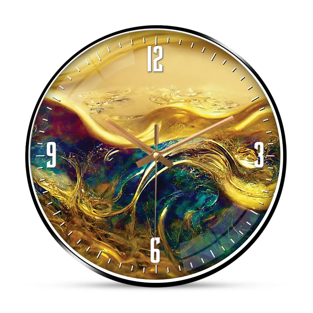 Acrylic abstract wall clock