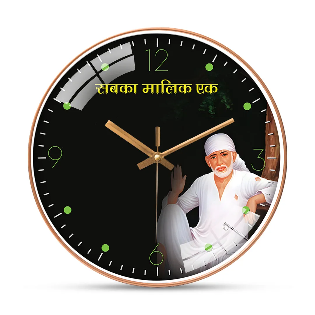 Adorable saibaba wall clock