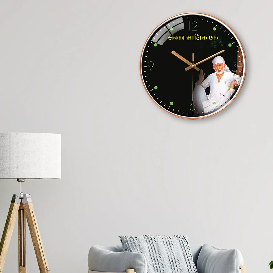 Adorable saibaba wall clock