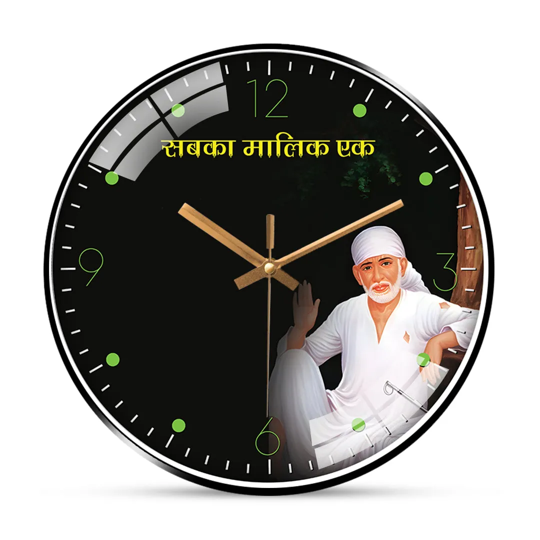 Adorable saibaba wall clock