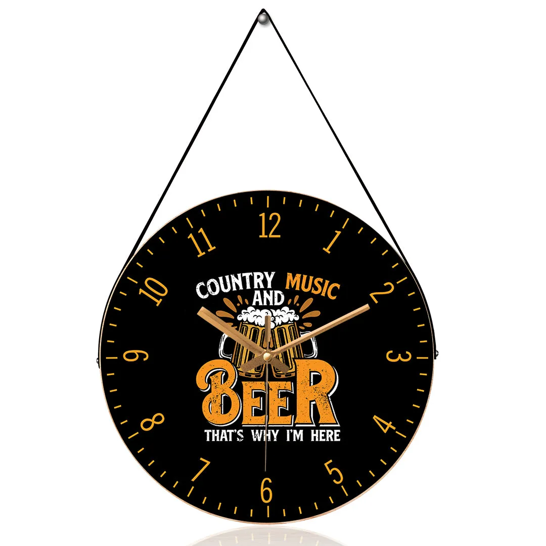 Amazing Beer Quotes Wall Clock