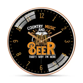 Amazing Beer Quotes Wall Clock