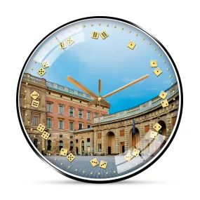 Amazing buildings in bath city wall clock