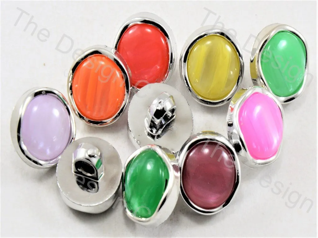 Assorted Pack Of Round Pearl Designer Button