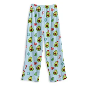 Avocado Xmas Fuzzy Pants