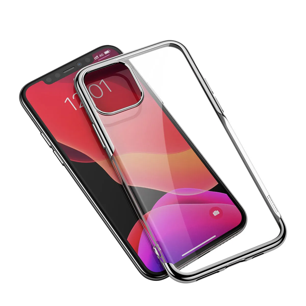 Baseus Shining iPhone 11 Pro Max 5.8 6.1 6.5 inch (2019) Plated TPU Anti Shock Impact Scratch Thin Back Case Casing