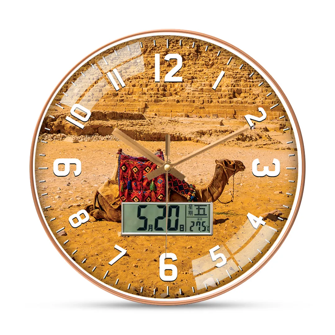 Beautiful camel sitting wall clock