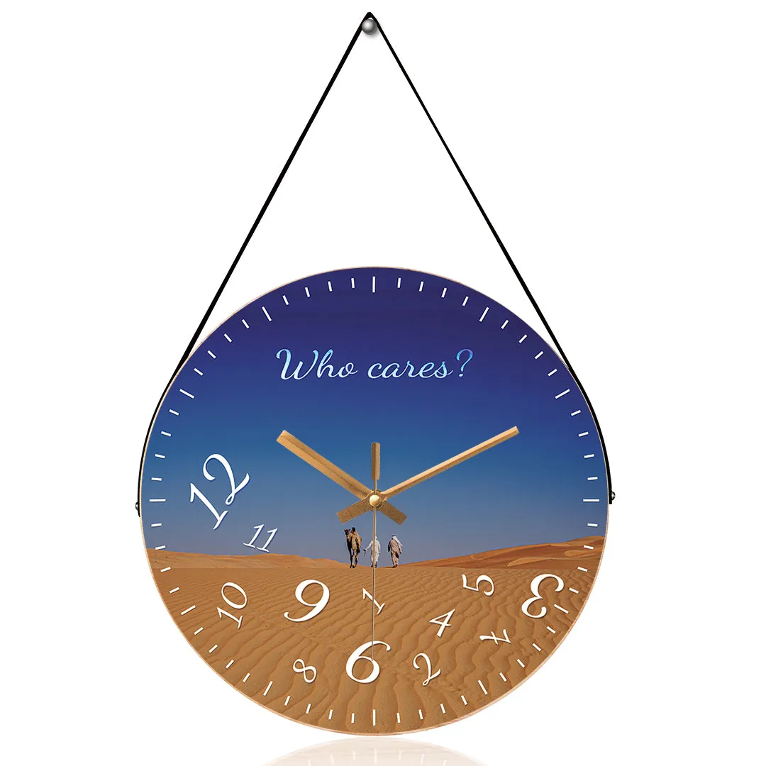 Beautiful Dubai Desert Wall Clock