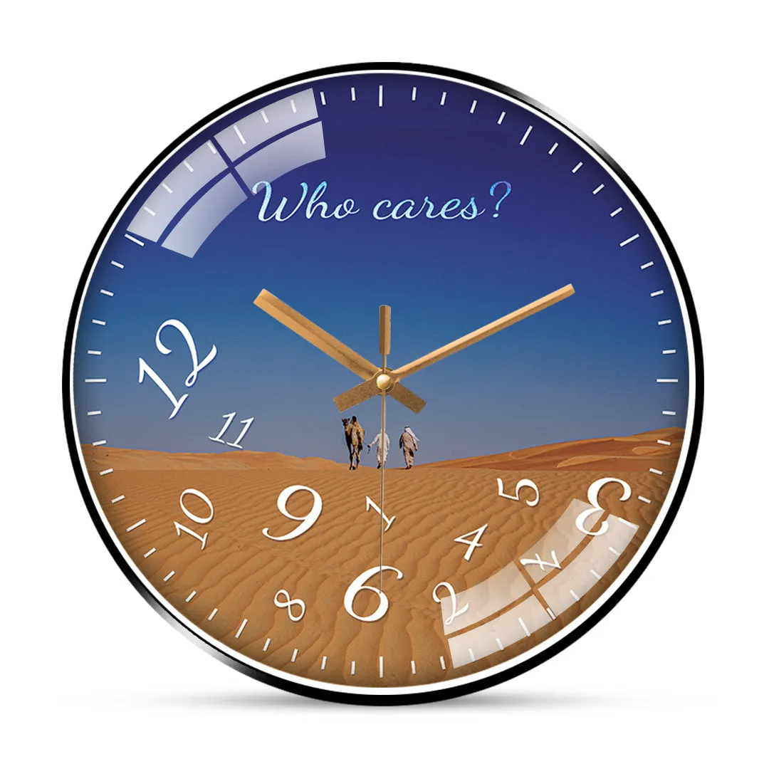 Beautiful Dubai Desert Wall Clock