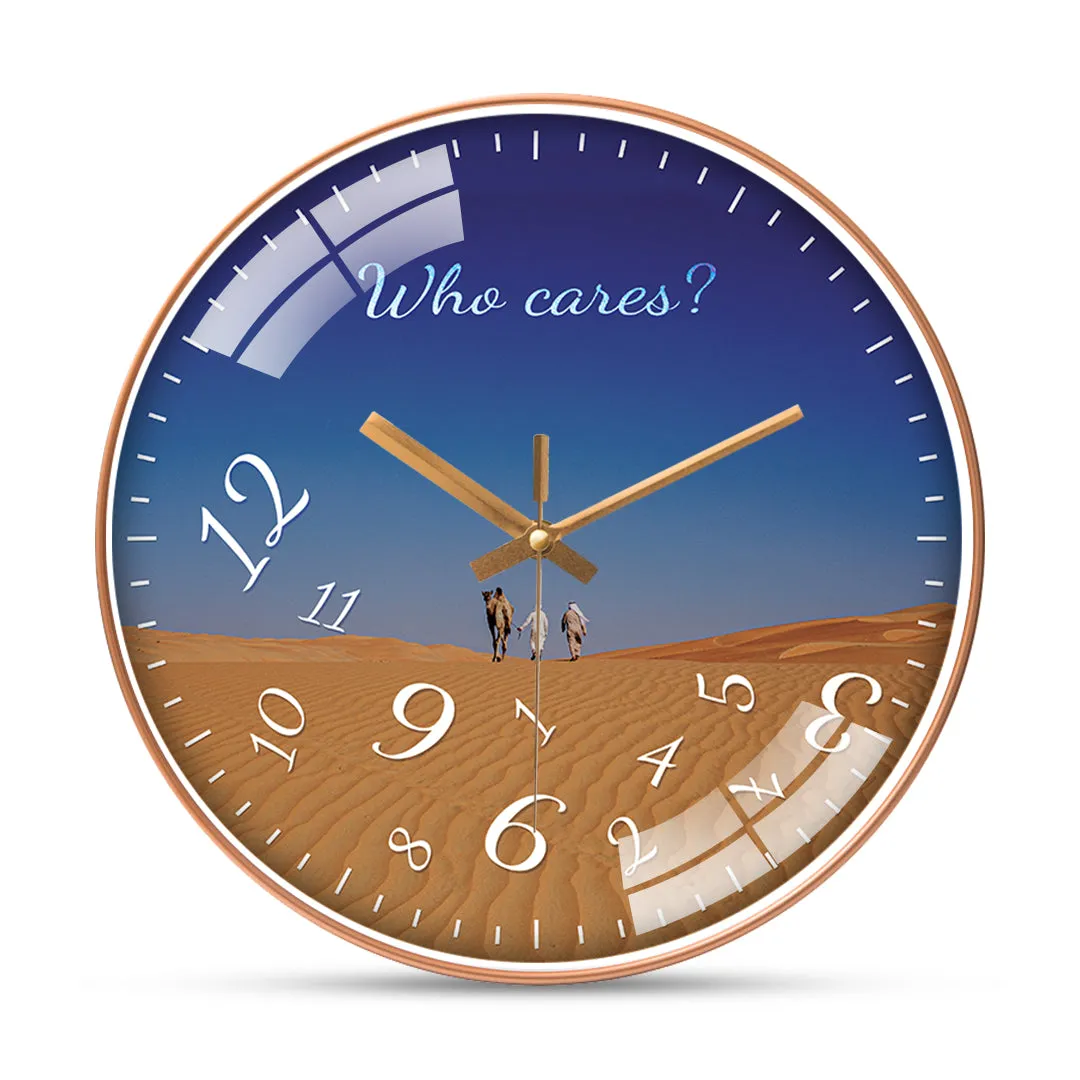 Beautiful Dubai Desert Wall Clock