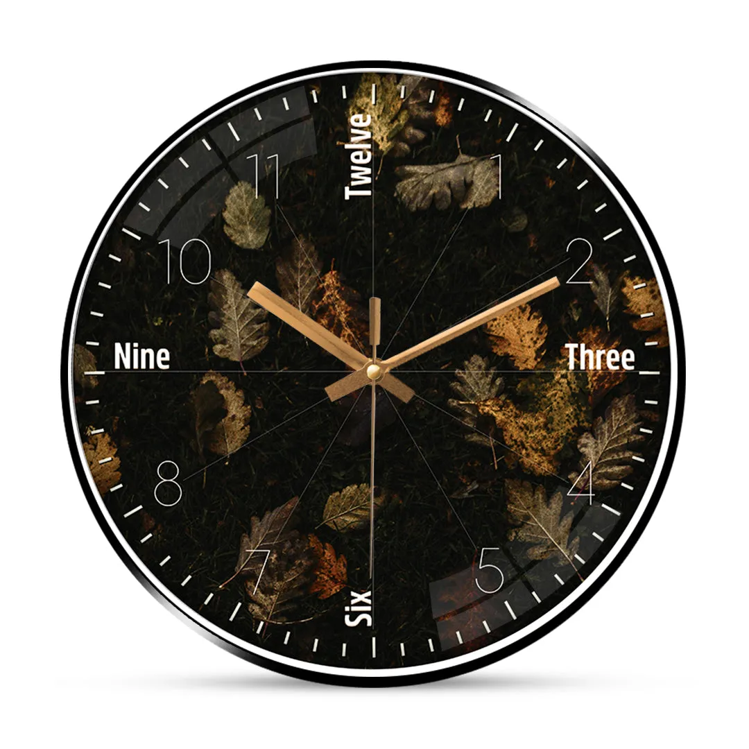 Beautiful flower wall clock