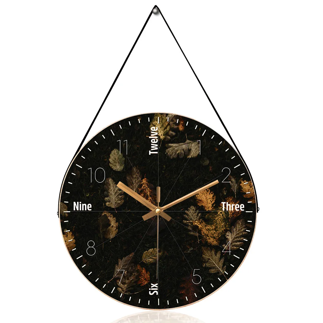 Beautiful flower wall clock