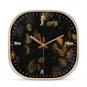 Beautiful flower wall clock