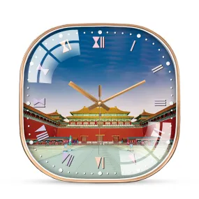 Beautiful forbidden city wall clock