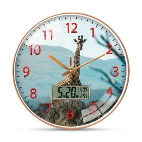 Beautiful giraffe wall clock