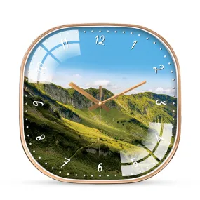 Beautiful nature in sochi city wall clock