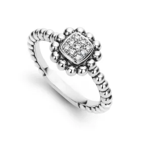 Caviar Spark Caviar Square Diamond Ring