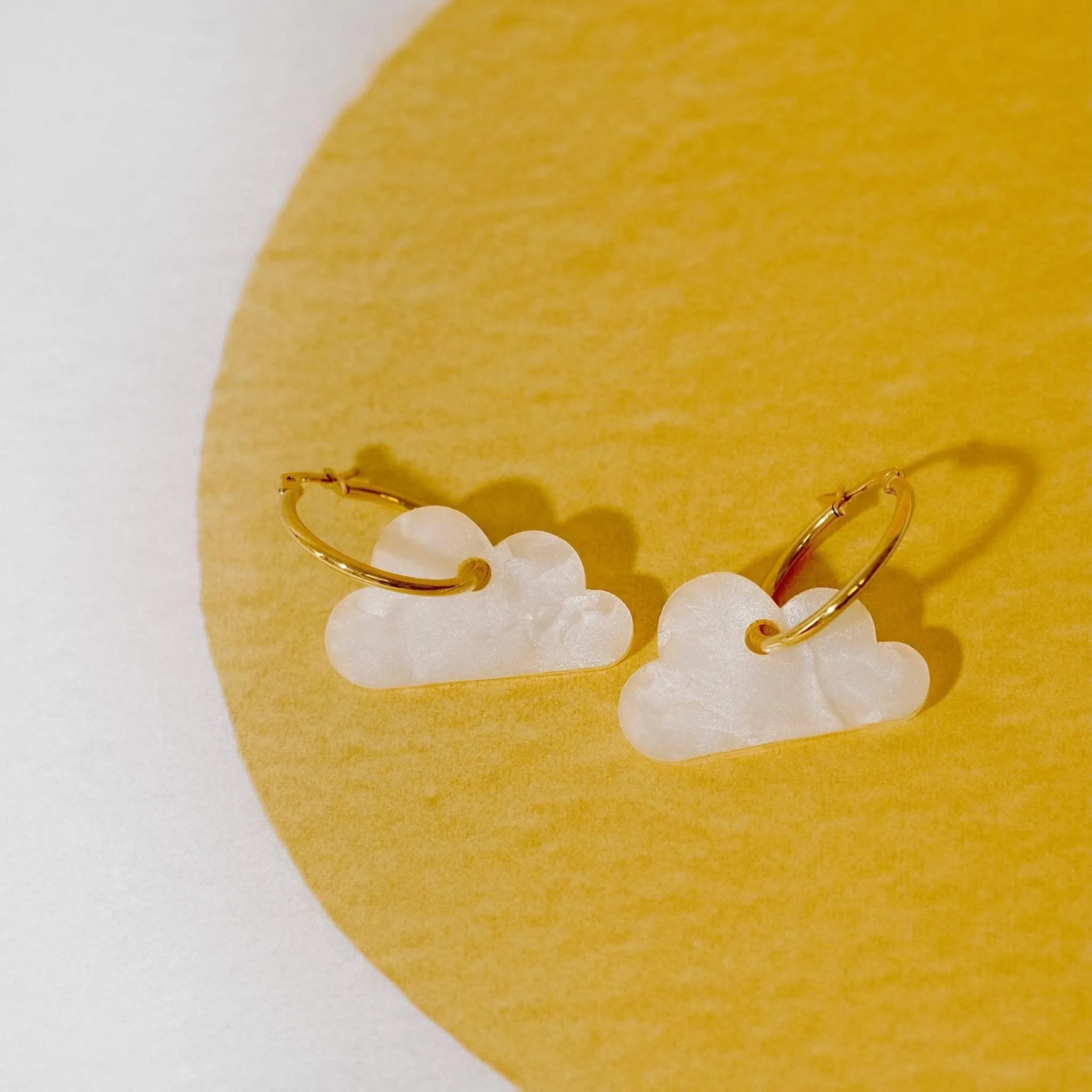 Cloud Hoop Earrings