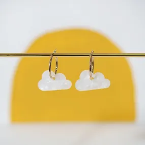 Cloud Hoop Earrings