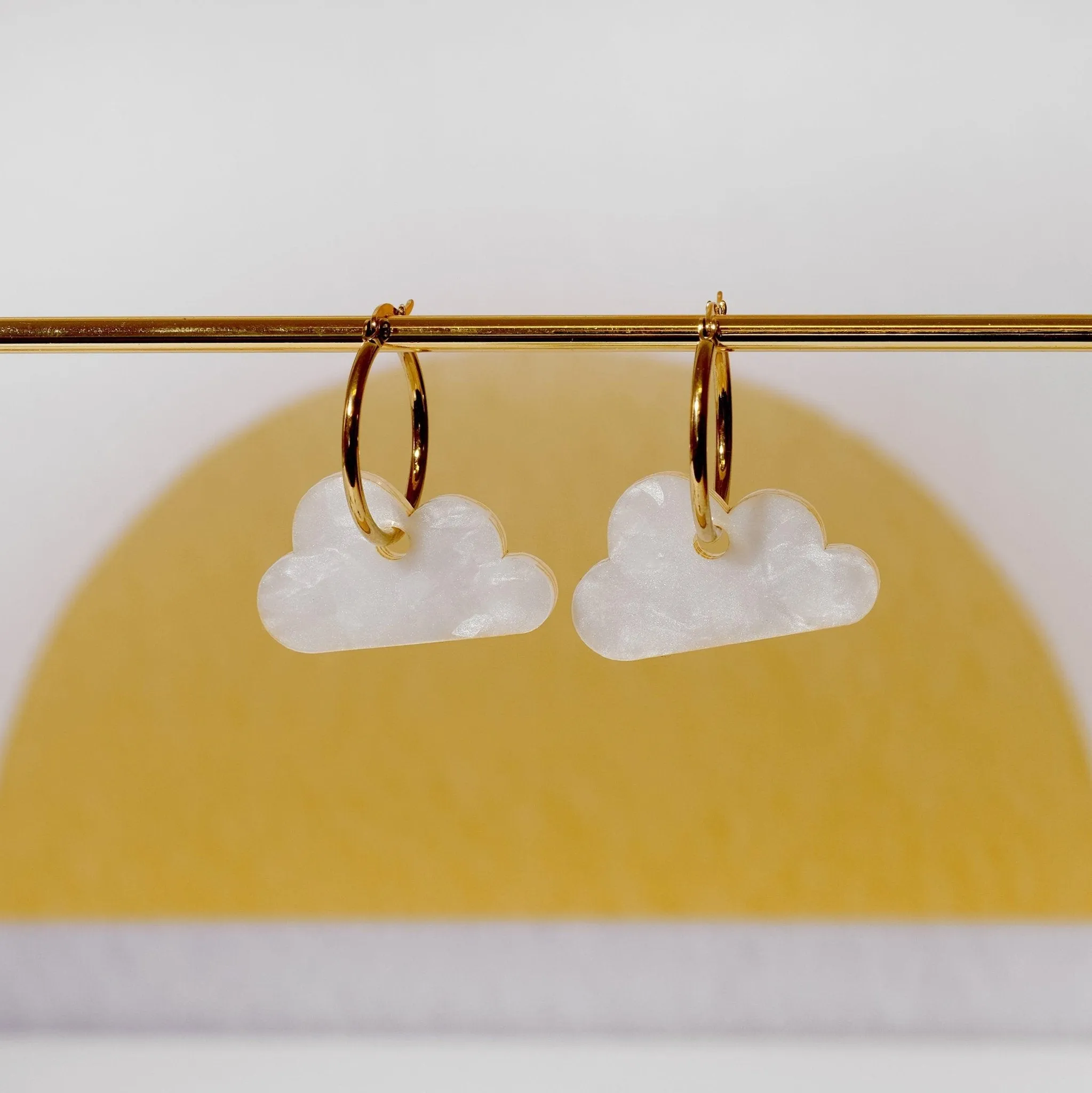 Cloud Hoop Earrings