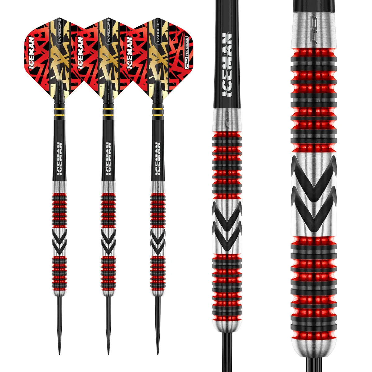 Gerwyn Price Firebird 90% Tungsten Steel Tip Darts by Red Dragon