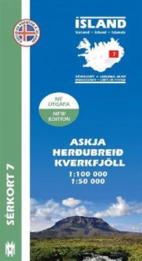 Hiking Map 7 - Askja, Herðubreið, Kverkfjöll - 1:100.000